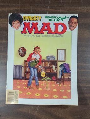 MAD Magazine July 1985 Issue No. 256 - Yellow Cover Art